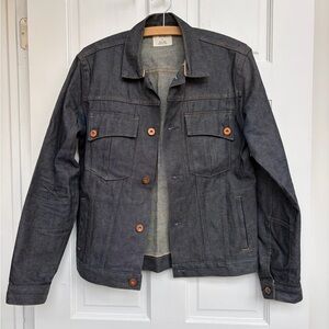 Billy Reid Dark Selvedge Denim Jacket